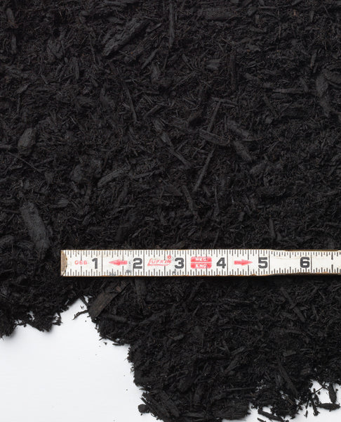 Premium Black Dyed Hardwood Mulch Bulk